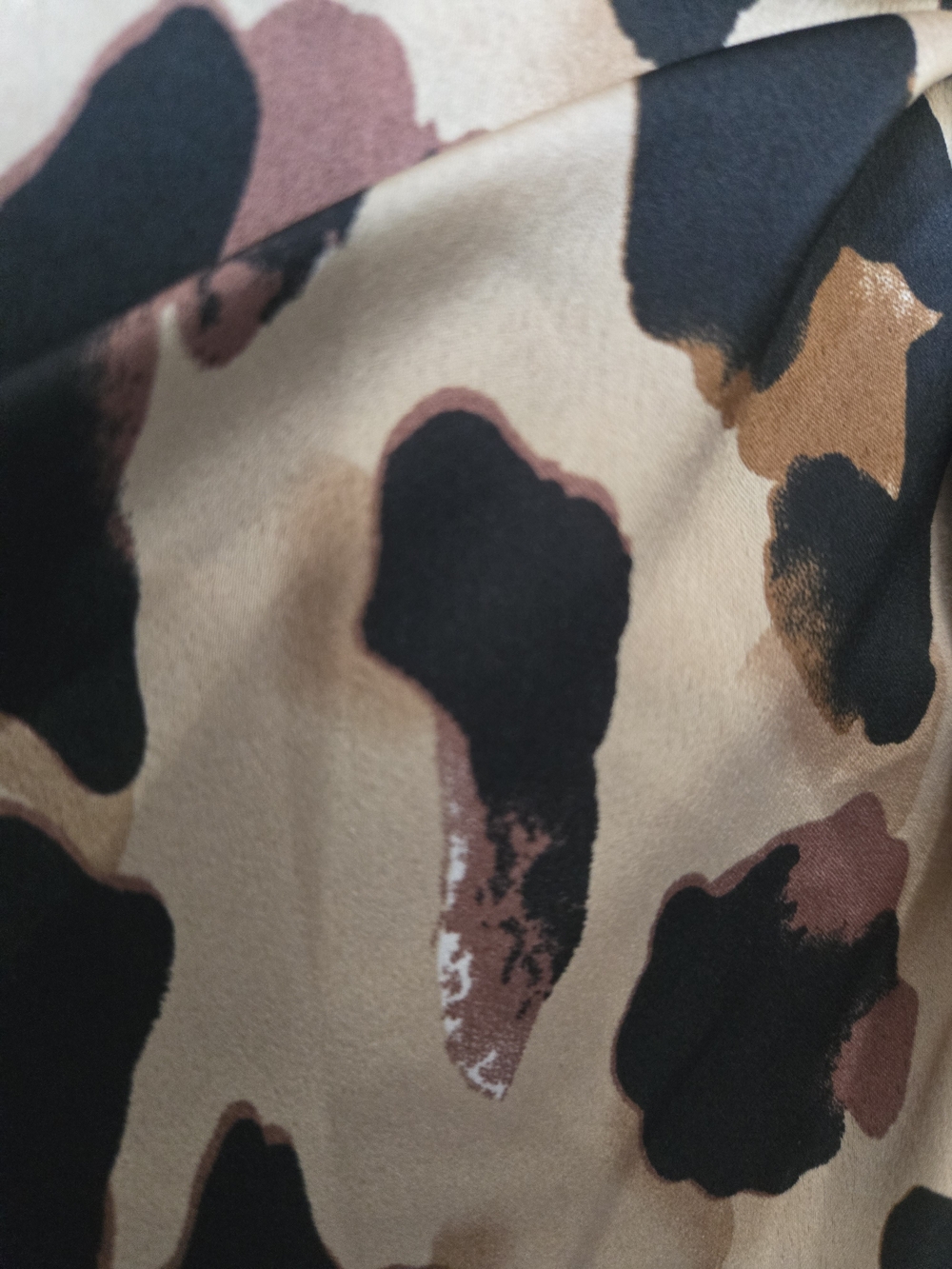 Never Fully Dressed Leopard-Print Midi Wrap Skirt in Beige, Black & Pink - Picture 7 of 11